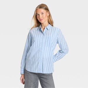 Universal Thread Blue Striped Shirt